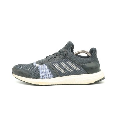 adidas Herren Ultra Boost Sneaker Grau Weiß Schwarz Low-Top Laufschuh EU 40 