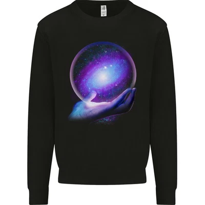 Mon Univers Planètes Astronomie Espace Galaxie Sweatshirt Pour Hommes - Photo 1/2