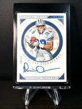 2018 Michael Irvin National Treasures Peerless Signatures On Card AUTO #/10! HOF