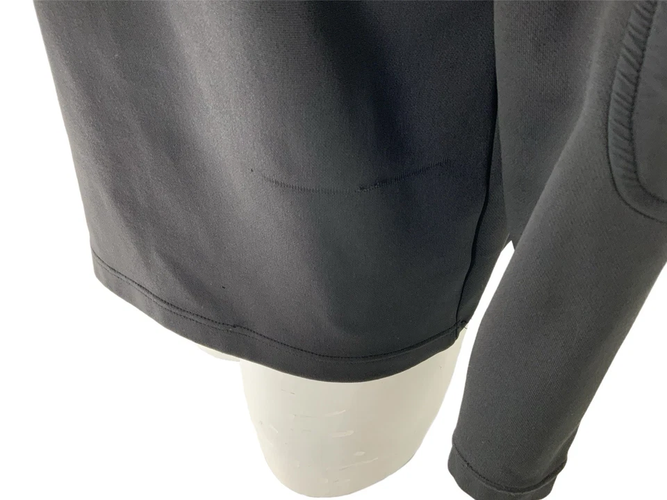 Pullover Pebble Beach Performance 1/4 Cremallera Hombres M Negro Guijarro Playa Golf YGI R522 Foto 4 de 4