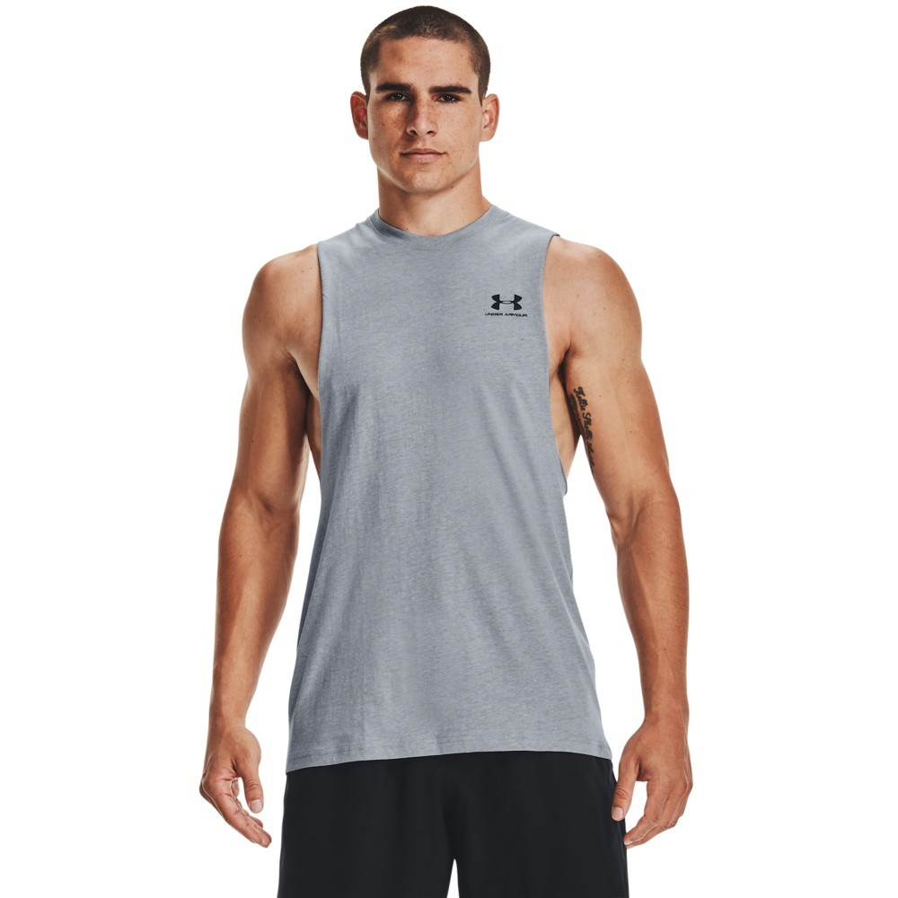 UNDER ARMOUR - under armour トップス セット販売 部活 Under Armour 1329286 Men's UA Sportstyle Left Chest Cut-Off