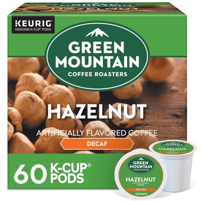 Green Mountain Coffee Roasters Hazelnut Decaf Keurig Single-Serve K-Cup pods,...