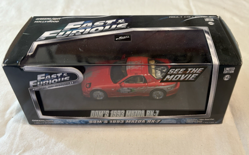 1/43 Greenlight Dom'S 1993 Mazda Rx-7 Fast Furious And Limited Edition - NEW - Picture 3 of 9