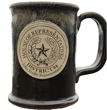 Sunset Hill Stoneware TX “House of Representatives District 84” John Frullo Mug