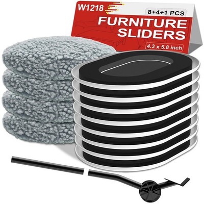Furniture Sliders for Hardwood Floors: Multi-Surface 3-in-1 Furniture Movers ...