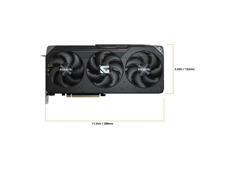 GIGABYTE Gaming Radeon RX 9070 XT 16GB GDDR6 PCI Express 5.0 x16 Graphics Card G - Image 4 of 4