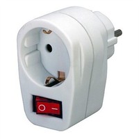 Brennenstuhl Adapterstecker Schutzkontakt Mit Schalter