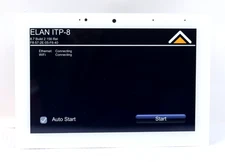 Elan EL-ITP-8-WH 8'' Touch Panel In Wall Touch Panel (White) MINT u267