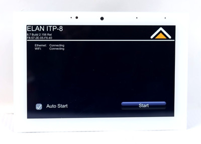 Elan EL-ITP-8-WH 8'' Touch Panel In Wall Touch Panel (White) u267