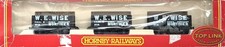Hornby R6038 7 Plank Open Wagons W. E. Wise Coal & Coke Merchant Livery - 3 Pack