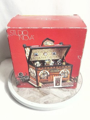Vintage Studio Nova Holiday Magic Christmas Musical Box GG003/903 AS IS w Box