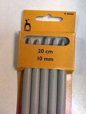 10mm Pony Double Point Knitting Needles 20cm Long Set Of Five Knit In A Round