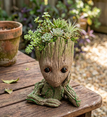 Groot Blumentopf Pflanztopf Marvel Guardians of the Galaxy Deko Stiftehalter