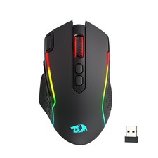 Redragon M810 MAX 3-Mode Wireless Gaming Mouse, 12000 DPI Black