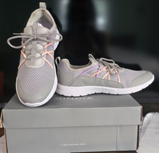 Vionic Zeliya Gray Mesh Athletic Sneakers Wom...