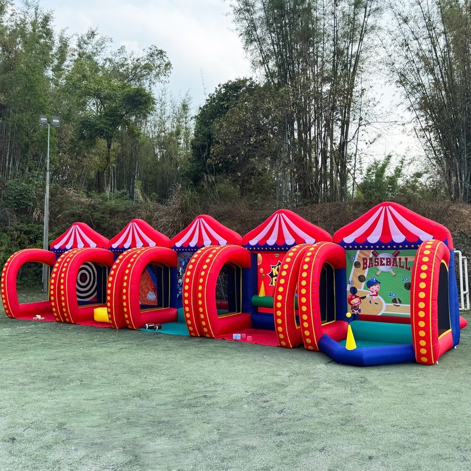 5 in 1 Inflatable Carnival Bundle Game Inflatable Sport Games Multi ...