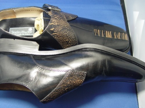 NW STANLEY BLACKER SLIPON LEATHER ITALIAN DSGN SZ13M - Picture 9 of 12