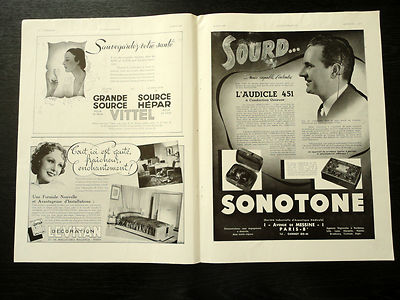 French advertisement L'Illustration 1937