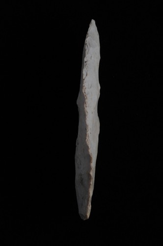 LANZA ADENA TALLO O HOJA DE CUCHILLO, punta de flecha, condado de Lee, Iowa - Imagen 3 de 3