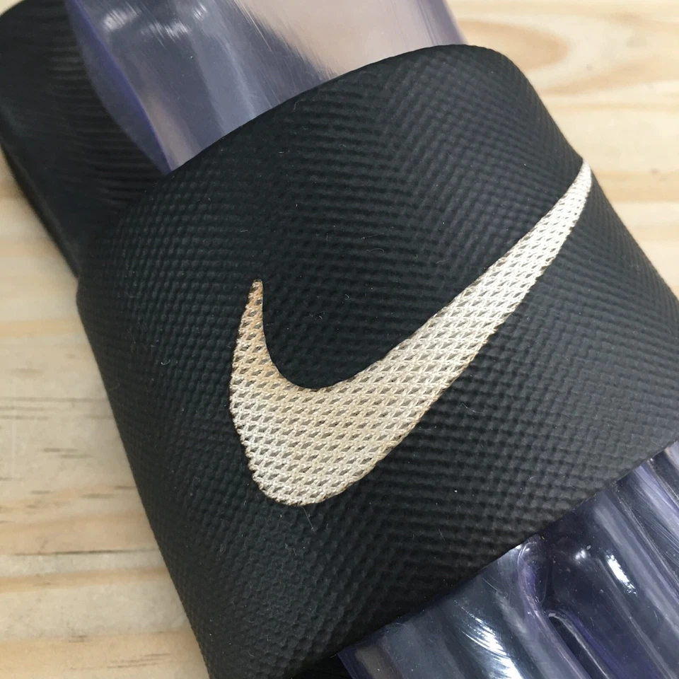 Nike Sandalia Juvenil 6Y Negra Niños Kawa Slides Sin Cordones Punta Abierta Informal Cómoda Foto 4 de 4