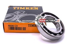 TIMKEN USA 6008 C3 Deep Groove Ball Bearing, Open, No Seals 40x68x15 mm