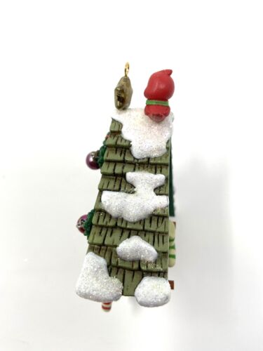 Enesco Fine Feste Piumate Topo Ornamento di Natale 4° Nutrire gli Uccellini - Foto 6 di 12