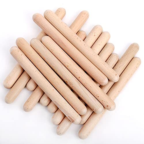 24 Pack Rhythm Sticks with 3 Carry Bag, 8 Inch Wood Claves Musical Percussion - Picture 8 of 8