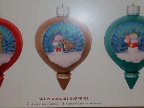 Hallmark 2019 Snow Buddies Surprise - musical - cantidad limitada - conjunto 3 - nuevo en caja - Imagen 9 de 17