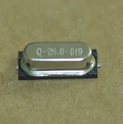 20PCS QVS49P 25.000MHz Crystal XTAL Oscillator SMD HC-49US HC49 Genuine QVS Tech