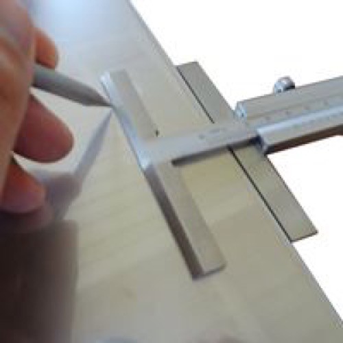 MATSUI Japanese Scriber Gauge T Square 100mm K-10 made in Japan - Picture 3 of 4