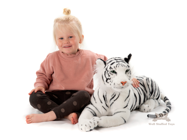 white tiger cuddly toy