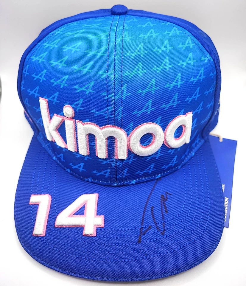 F1, FORMULA 1 ALPINE FERNANDO ALONSO  SIGNED ISSUE PERSONAL KIMOA CAP 2022 - Image 2 of 4
