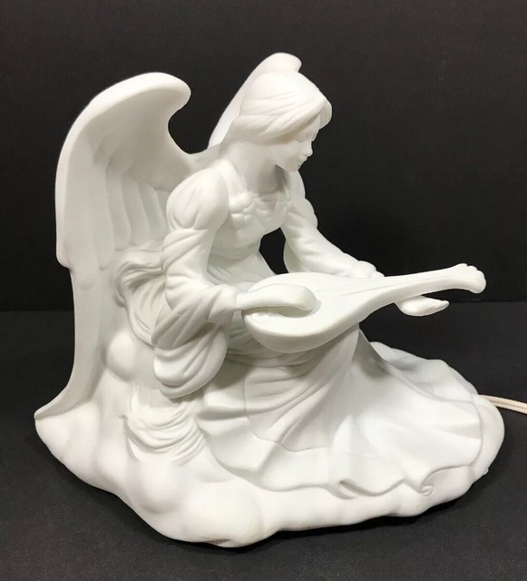 Avon Angelic Light Porcelain Angel Lamp Nightlight 1997 eBay