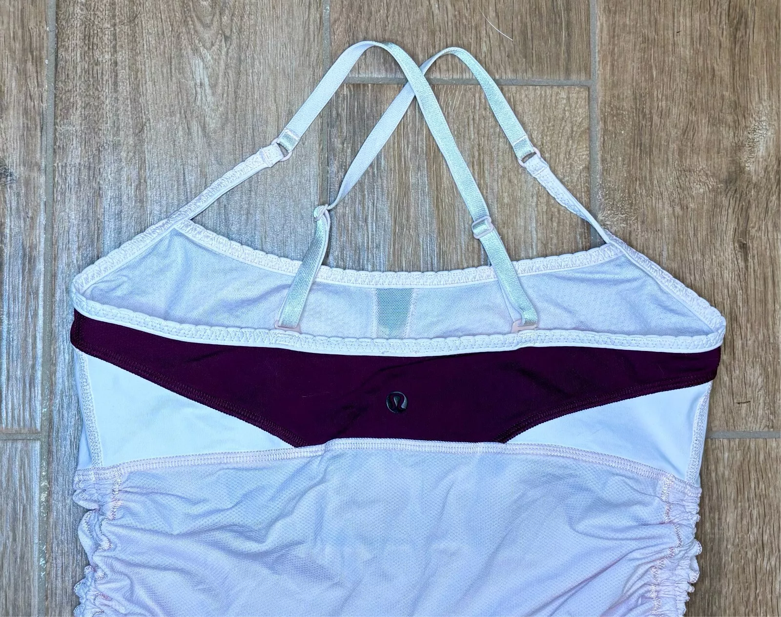 lululemon activewear hot spell built in bra pullover tank-top
