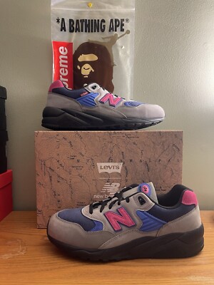 New Balance Levi's x 580 150th Anniversary Dark Gray Size 12