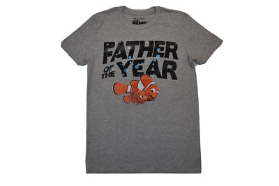 Disney Finding Nemo Mens Father of the Year Nemo & Dory Shirt NWT S, L