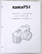 Konica FS-1 Technical Illustration with Parts List