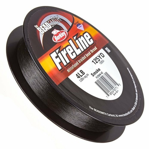 Fireline 4LB Smoke Pre-Waxed Beading Thread 125YD Reel Jewellery,Art &Craft Tool - Picture 2 of 3
