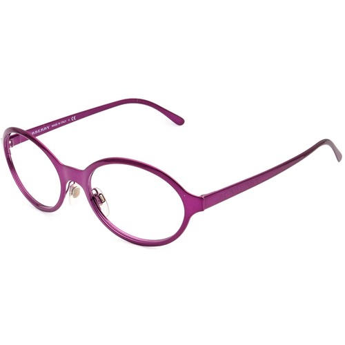 Burberry Sunglasses Frame Only B 3069 1178/75 Shiny Purple Oval Metal Italy 52mm - Picture 3 of 10