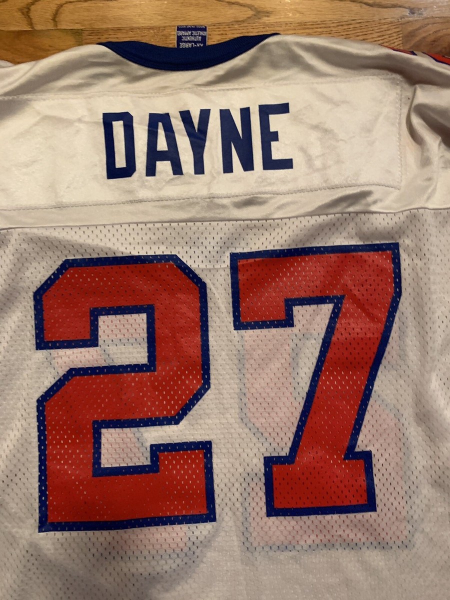 RON DAYNE #27 RETRO NEW YORK GIANTS NFL BIG WHITE CHAMPION RON DAYNE #27 RETRO NEW YORK GIANTS NFL BIG WHITE CHAMPION