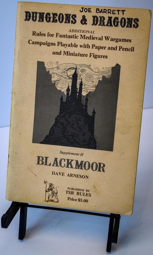 Dungeons & Dragons Supplement II - Blackmoor (1st Printing) - 1975 Dave Arneson - Picture 1 of 6