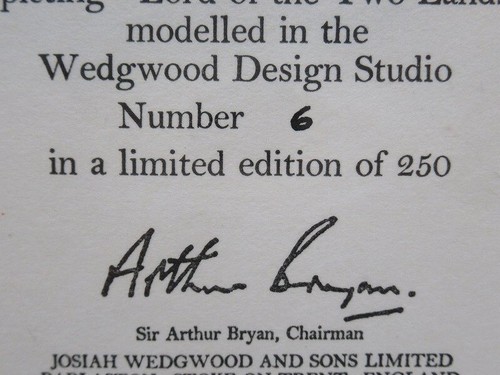 Wedgwood, limitiert auf 250 Stück weltweit, Nummer 6, Ägyptische Plakette, Keramik - Bild 4 von 17