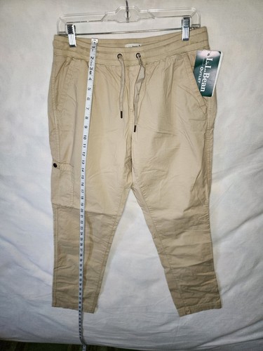LL Bean Cargohose Damen Small Ripstop Pull On Outdoor Kordelzug Gorpcore