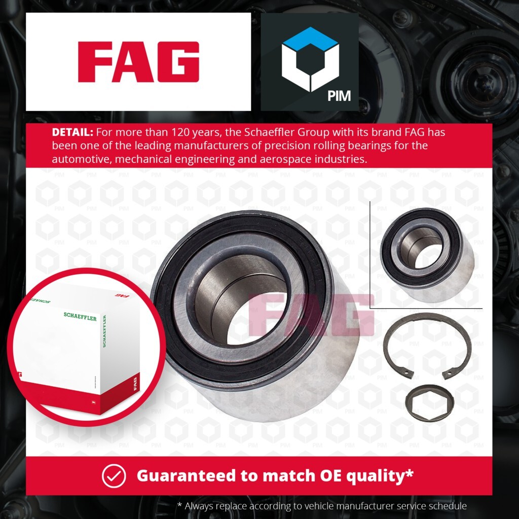 Wheel Bearing Kit fits OPEL OMEGA B Rear 94 to 03 FAG 1604292 415203 90486468