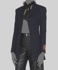  1265 Philosophy Women's Blue Single-Breasted Wool Blazer Jacket Size IT 36/US 0