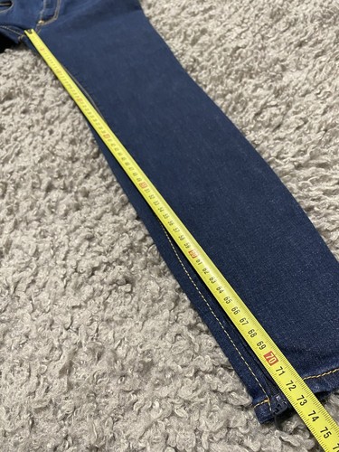 DSQUARED2 WOMENS ORIGINAL TWIGGY JEANS SKINNY ZIP STRETCH BLUE HIGH RISE SIZE 42 - Picture 18 of 24