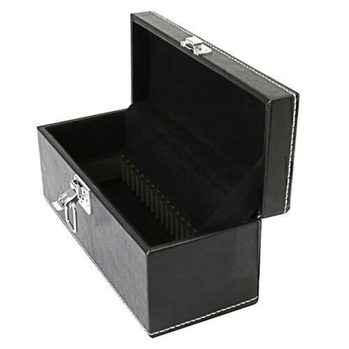 Paquete de 2 cajas de almacenamiento y exhibición de cuero sintético con soporte para monedas NGC PCGS ANACS EE. UU. - Imagen 4 de 12