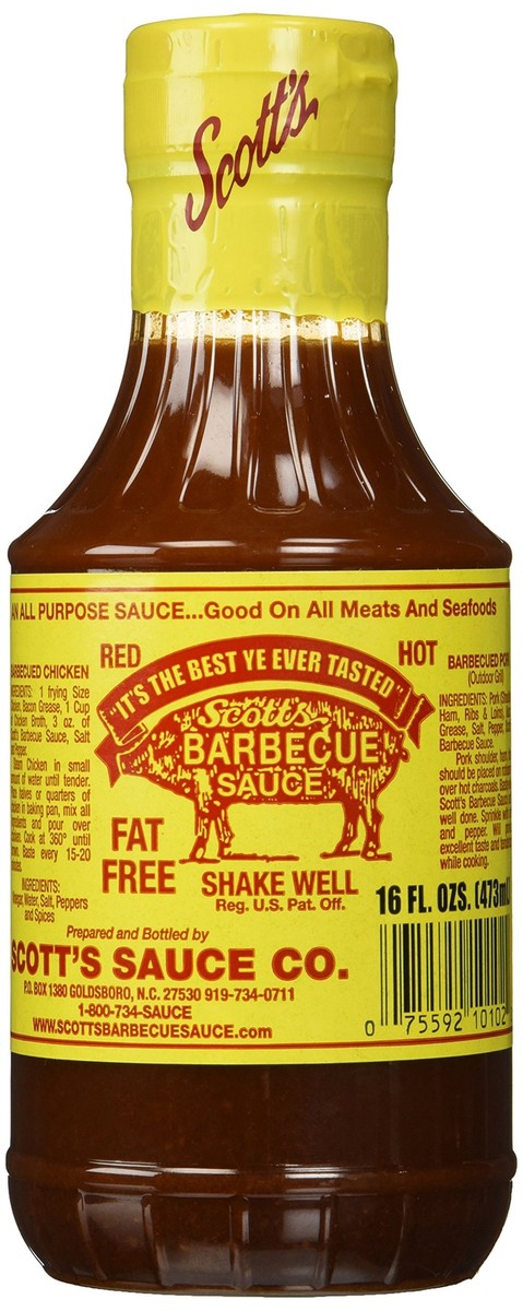 Scott's BBQ Sauce - Fat and Sugar Free, 16 fl oz