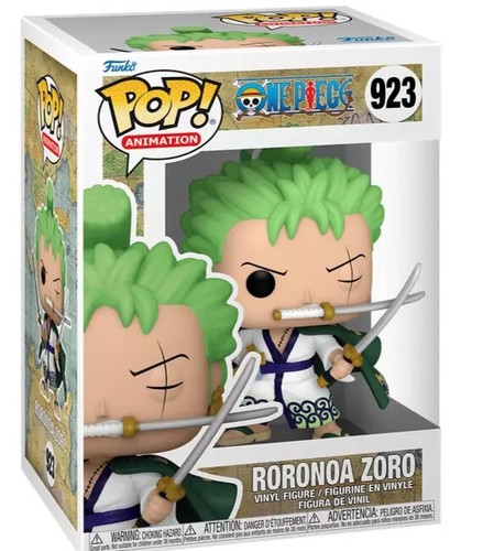 FUNKO POP ANIMATION ONE PIECE RORONOA ZORO #923 WANO KUNI VINYL FIGURE 9CM NUOVO - Foto 3 di 3