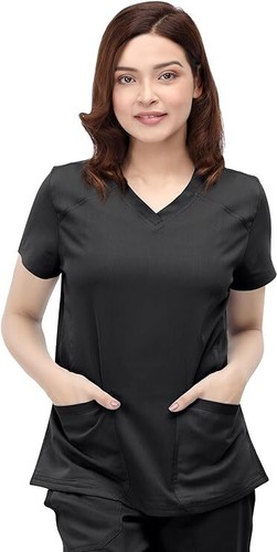 NY Threads Scrubs for Women V-Neck Nurse Scrub Top Women Workwear - Picture 33 of 68